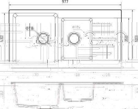 Кухонная мойка Granfest Practik P-980KL графит 100х50 цвет серый поверхность матовая