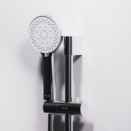 Душевая кабина Am.Pm X-Joy W94C-401A-090MT 90х90 четверть круга без крыши ориентация универсальная - фото 5