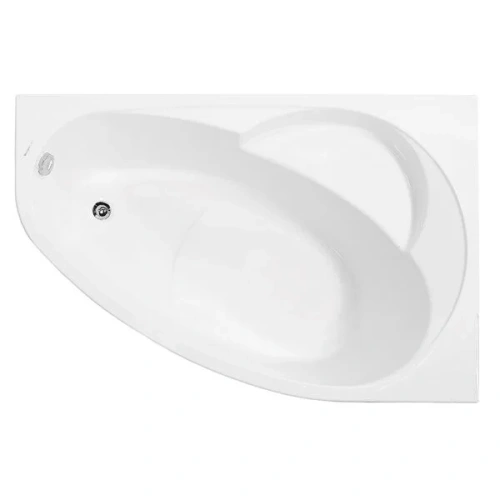 Ванна акриловая Vagnerplast Flora VPBA151FLA3LX-04 150х100 пристенная асимметричная без каркаса - фото 2