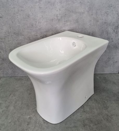 Биде напольное CeramaLux 1215C цвет белый - фото 3