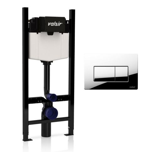 Клавиша смыва механическая Valsir P1 VS0871335 цвет хром - фото 2