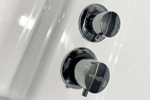 Душевая кабина Royal Bath BK RB8120BK1-T-L 120х80 асимметричная с крышей ориентация левая - фото 5