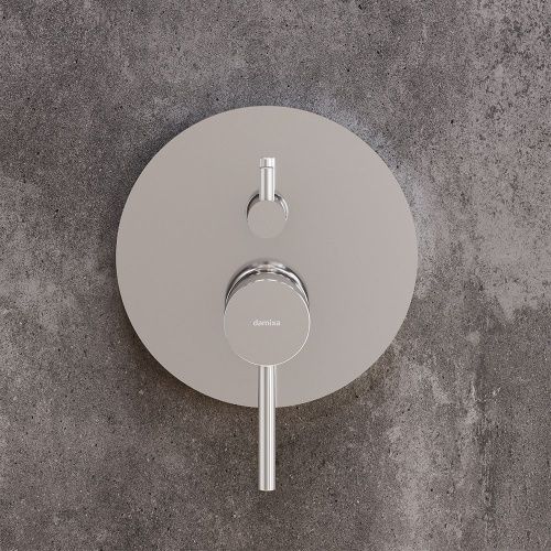 Смеситель для ванны и душа Damixa Scandinavian Pure 367100000 встраиваемый в стену хром - фото 3