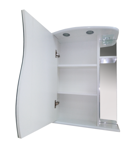 Зеркало-шкаф Misty Зеркала-шкафы Э-Лиа02060-01СвЛ 60х70 подвесной цвет белый - фото 2