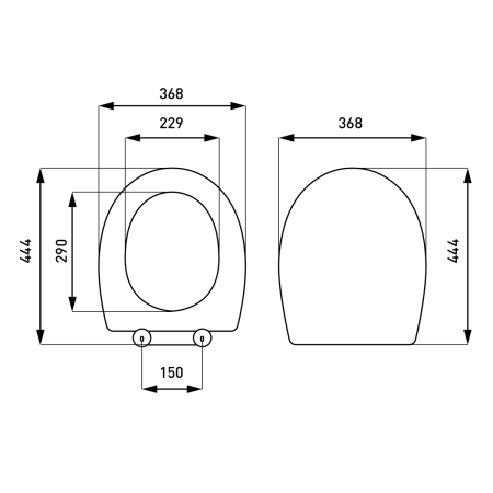 Крышка сиденье Vitra Universal 805-003-009