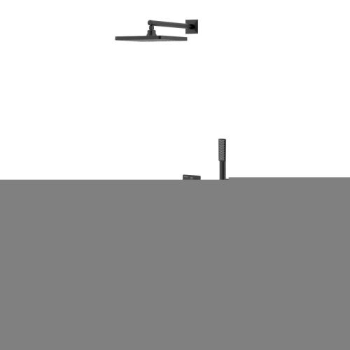 Душевая система Teska CIERA PRO AS3380 встраиваемая в стену цвет черный