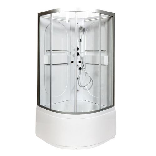 Душевая кабина AvaCan L610NLED+GM 100х100 четверть круга без крыши ориентация универсальная - фото 3