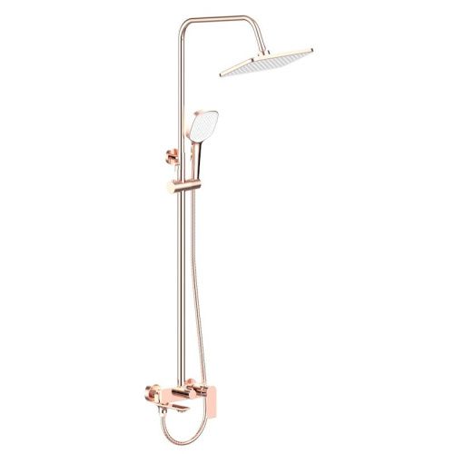 Душевая стойка Voda VST220NVRG настенная цвет золото - фото 2