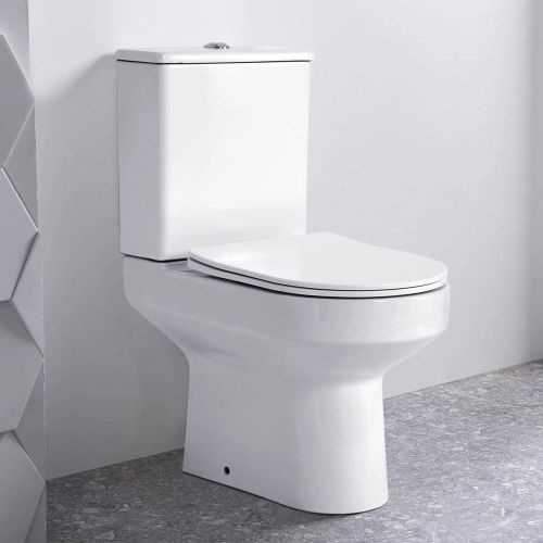 Унитаз-компакт напольный с бачком WesnaArt Eko 101-EKO05 белый с сиденьем микролифт безободковый каскадный смыв - фото 3