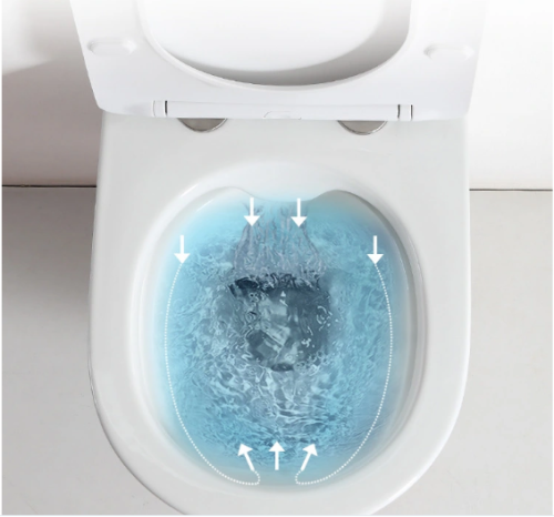 Унитаз подвесной Cerutti SPA CT7837 белый с сиденьем микролифт безободковый каскадный смыв - фото 3