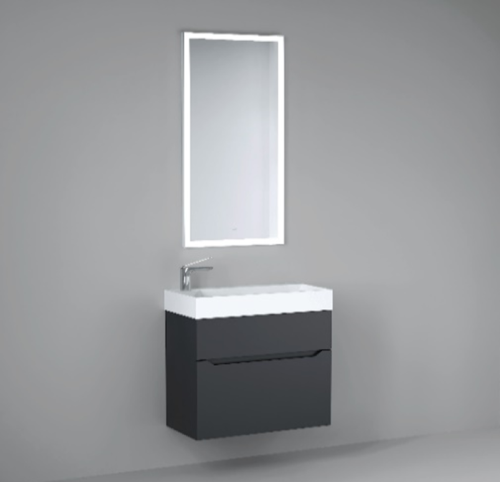 Тумба под раковину Jorno FOLK Folk.01.55/P/A/JR 50х30 подвесная цвет черный - фото 2