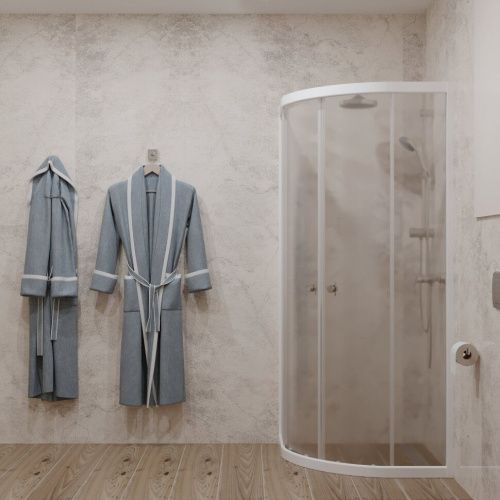 Душевой уголок Тритон Ультра Щ0000064832 100х100 стекло прозрачное профиль белый без поддона - фото 3