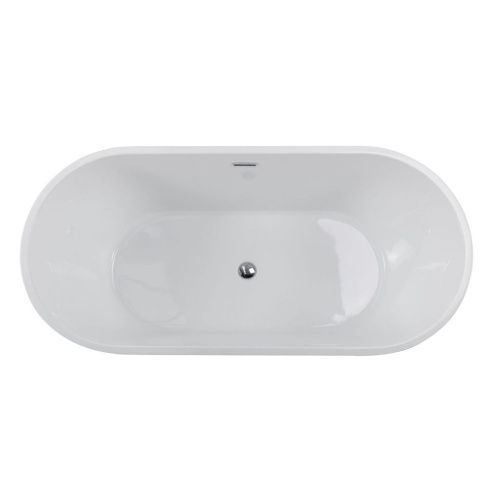 Ванна акриловая Art&Max AM-203-1500-750 150х75 отдельностоящая овальная - фото 3