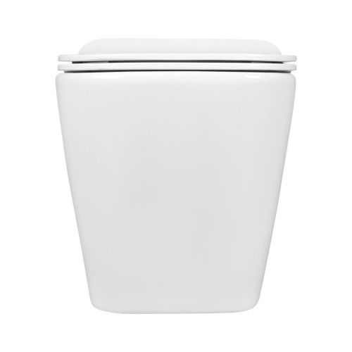 Унитаз подвесной Aquatek ДЕЛЬТА AQ1911-00 белый с сиденьем микролифт безободковый каскадный смыв - фото 5