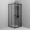Душевой уголок Am.Pm Sunny W87G-403-8080-BT 80х80 стекло прозрачное профиль черный без поддона