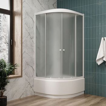 Душевая кабина Parly Effect EF821 80х80 четверть круга с крышей ориентация универсальная