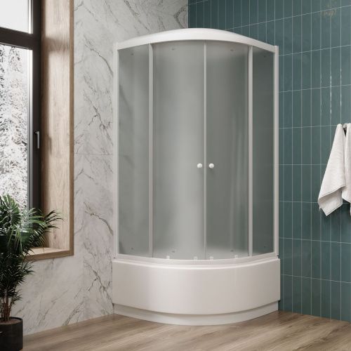 Душевая кабина Parly Effect EF821 80х80 четверть круга с крышей ориентация универсальная