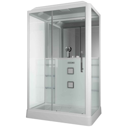 Душевая кабина Grossman GR128L 135х90 прямоугольная с крышей ориентация левая