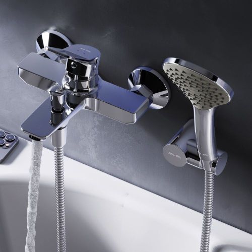 Смеситель для ванны и душа Am.Pm X-Joy F85A15000 настенный хром - фото 3