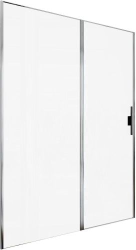 Душевая дверь Allen Brau Priority 3.31010.00 140х200 стекло прозрачное профиль хром - фото 3