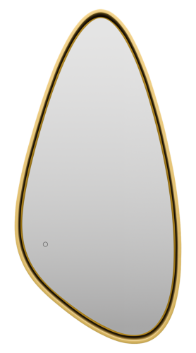 Зеркало с подсветкой Brevita Venus VEN-Var-060-gold 60х120 подвесное - фото 2