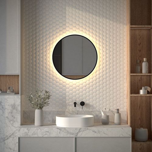 Зеркало с подсветкой Defesto AURA DF 2993 60х60 подвесное - фото 3