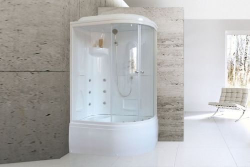 Душевая кабина Royal Bath ВК RB8120BK2-T-L 120х80 асимметричная с крышей ориентация левая - фото 2