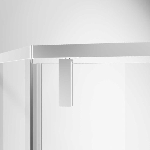 Душевой уголок Vincea Slim-N VSP-4SN100CL 100х100 стекло прозрачное профиль хром без поддона - фото 3