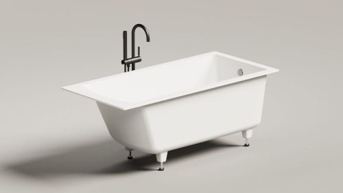 Ванна из искусственного камня Salini CASCATA 105011G 150х70 встраиваемая прямоугольная - фото 3