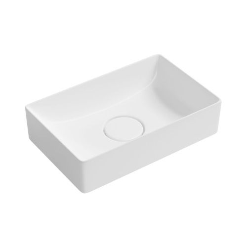 Раковина из сантехнического фарфора Wellsee Pure BY Wellsee 150701000 40х30 накладная цвет белый без отверстий под смеситель - фото 2