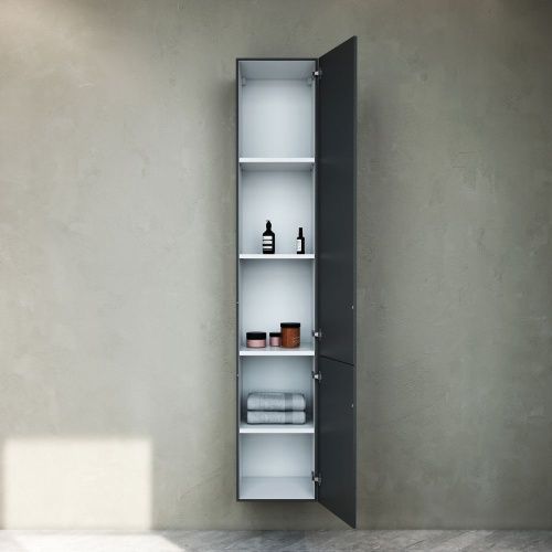 Шкаф-пенал Am.Pm Gem M90CHR0306GM 30х170 подвесной цвет серый - фото 3