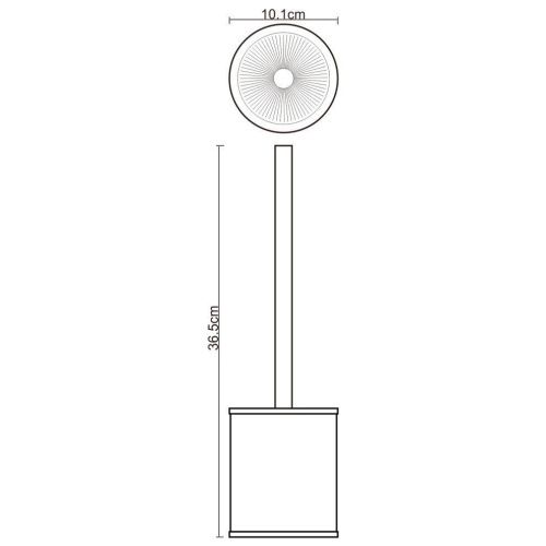Ершик для унитаза WasserKRAFT 5727 - фото 4