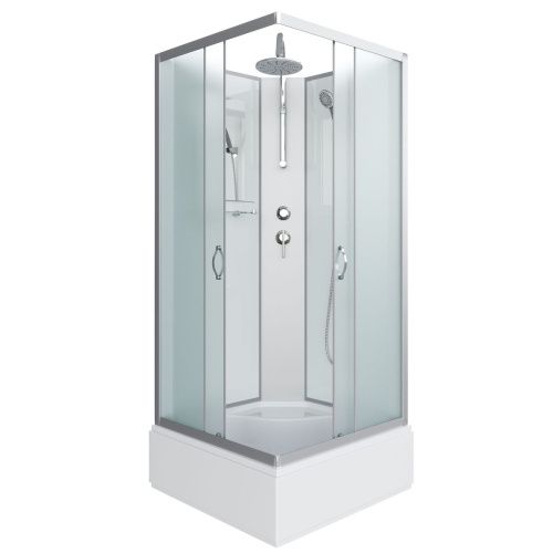 Душевая кабина Niagara Classic 11081424BKT 90х90 квадратная без крыши ориентация универсальная