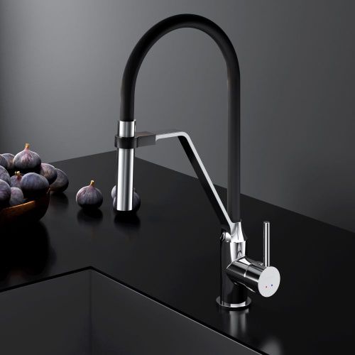 Смеситель для кухни Am.Pm Like F8013000 на мойку черный/хром