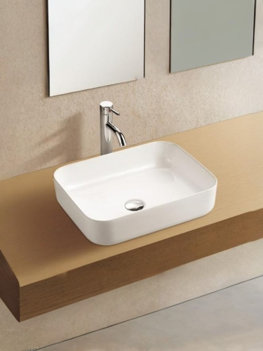 Раковина из сантехнического фаянса WeltWasser WW SK 10000003851 50х40 подвесная цвет белый без отверстий под смеситель - фото 2