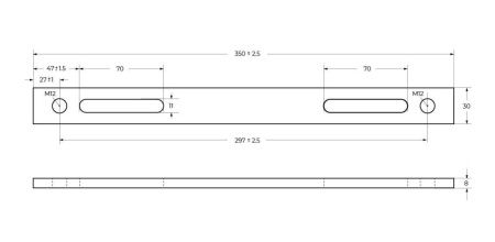 Комплект кронштейнов для крепления ног BelBagno BB21-EAGLE-SUP