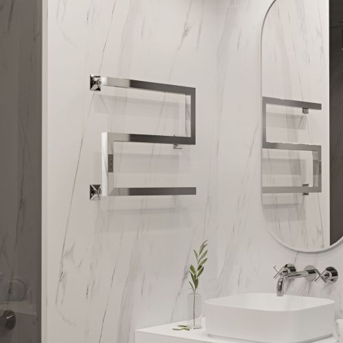 Полотенцесушитель электрический Indigo Sparta DGS40-50Rt 50х45 хром - фото 2