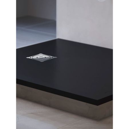 Душевой поддон RGW Stone Tray 16152810-02 100х80 искусственный камень серый без ножек