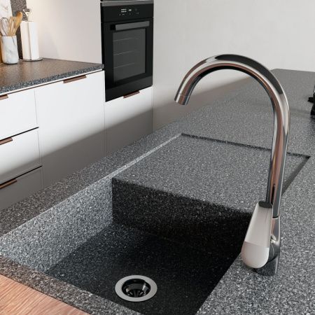 Смеситель для кухни Wasserkraft Vils 5600 5607 на мойку хром