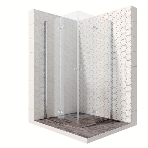 Душевой уголок Ambassador Nord 13011109 100х100 стекло прозрачное профиль хром без поддона