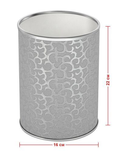 Ведро мусорное Geralis FLOWER M-FHH-B 3 л - фото 2