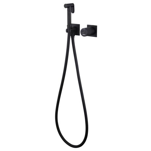 Гигиенический душ со смесителем Abber Rund AF8725B черный - фото 3