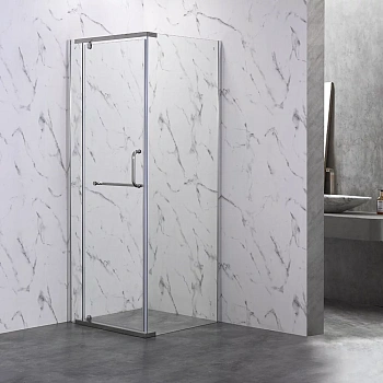 Душевой уголок Veconi Rovigo RV18-90-01-C5 90х90 стекло прозрачное профиль хром без поддона