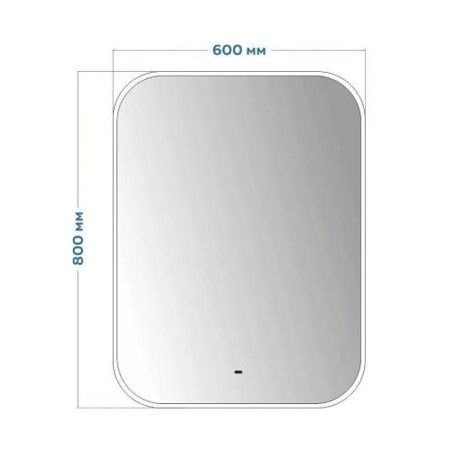 Зеркало с подсветкой Maretti Florenza FL146080P69EL 60х80 подвесное - фото 3