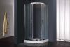 Душевой уголок Royal Bath HK RB100HK-C-CH 100х100 стекло рифленое профиль хром с поддоном