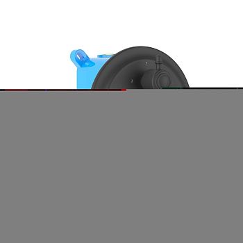 Смеситель для ванны Aquatek КЛАССИК AQ1546MB встраиваемый в стену черный