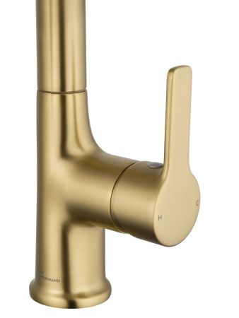Смеситель Wonzon & Woghand WW-FE01L212-BG на раковину золото