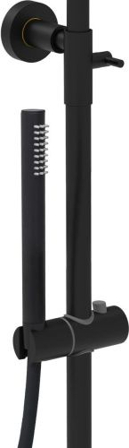 Душевая стойка Paffoni Blu ZCOL632NO настенная цвет черный - фото 3