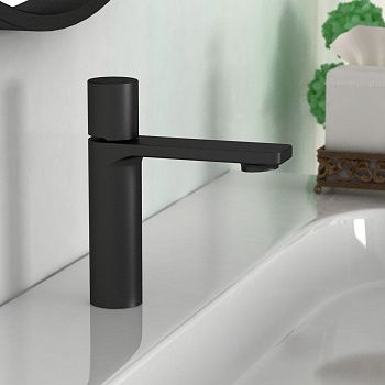 Смеситель Vincea Vogue VBF-4V3MB на раковину черный