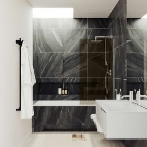 Душевая шторка на ванну Maybah Glass MGV-71-5у 90х140 стекло тонированное профиль хром ориентация универсальная - фото 2